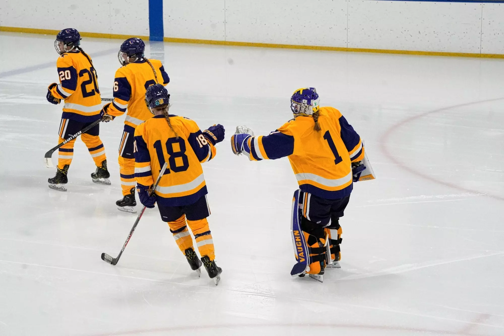 Denchfield and Kubicek high five