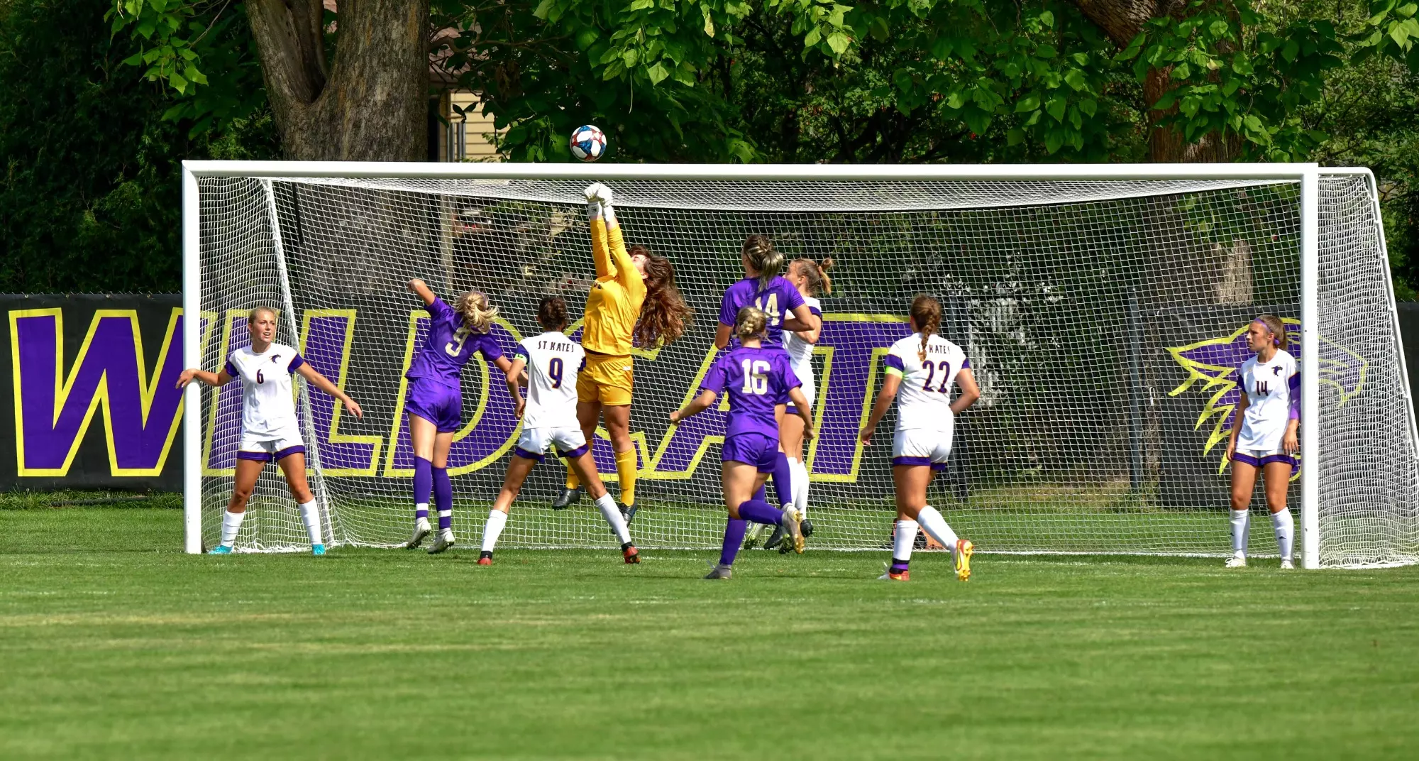 Kate Praetz making save