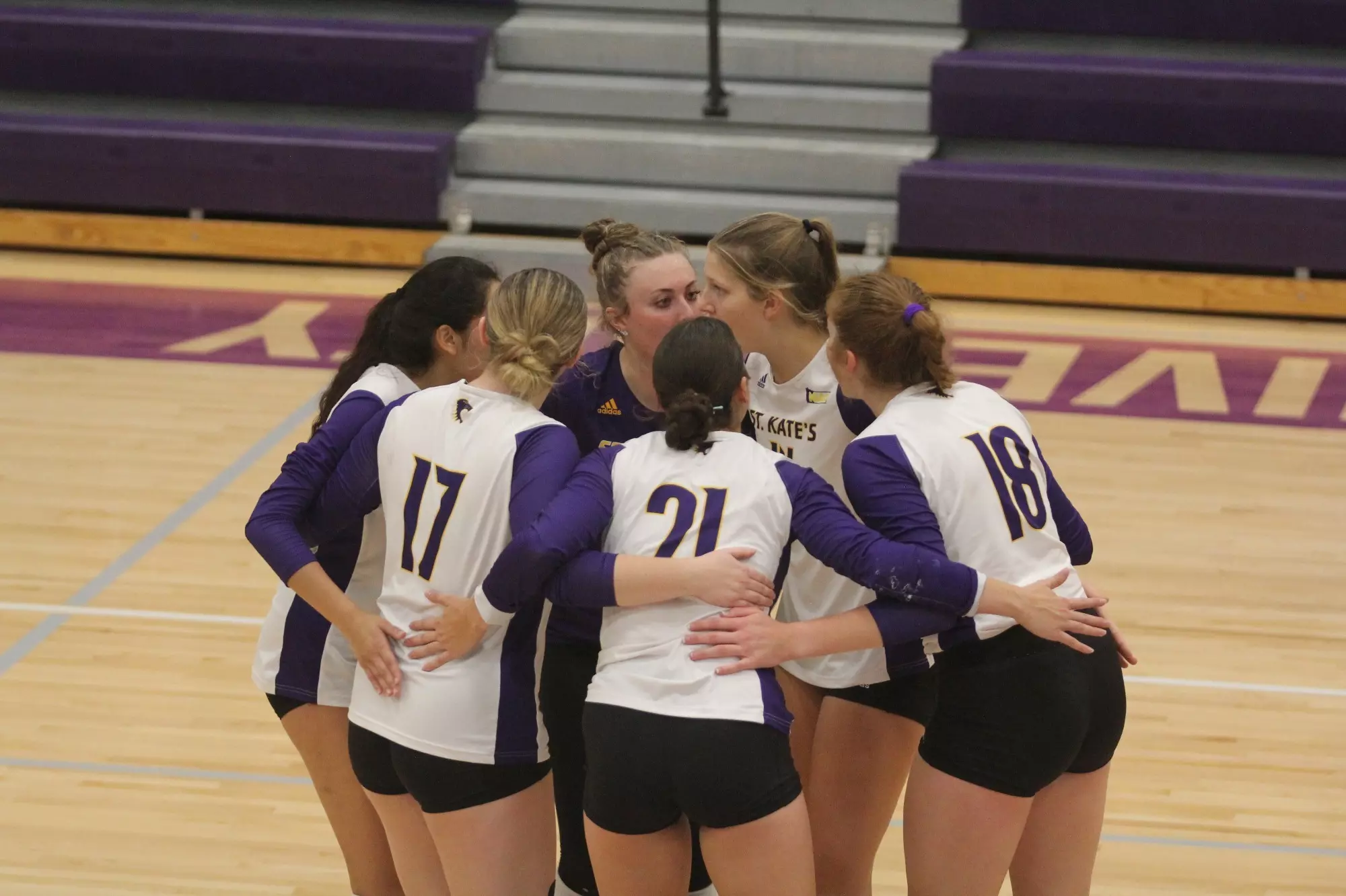 Volleyball huddle