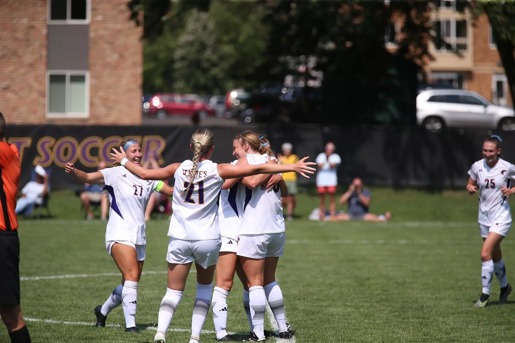 Ari Green celebrating goal