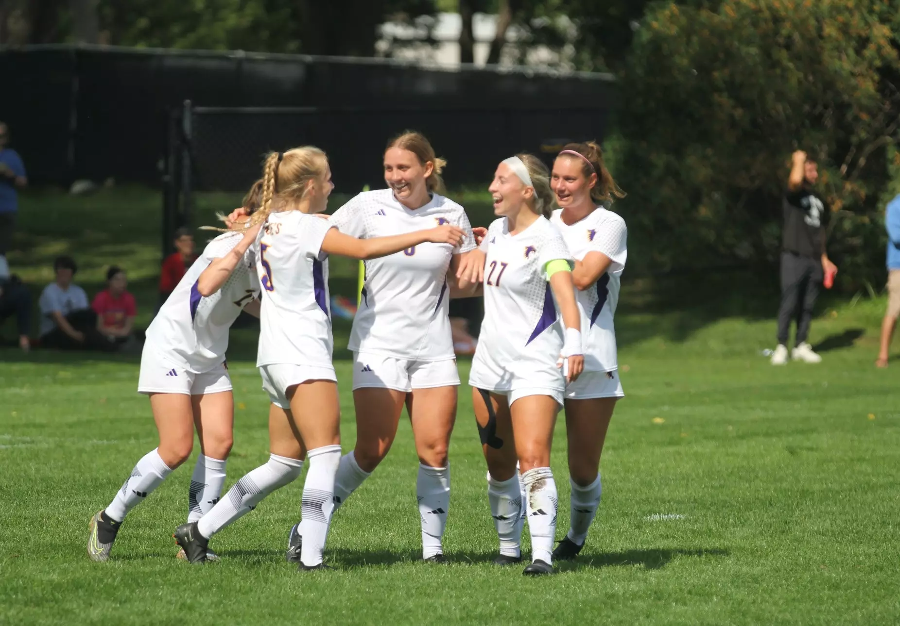soccer team celebration