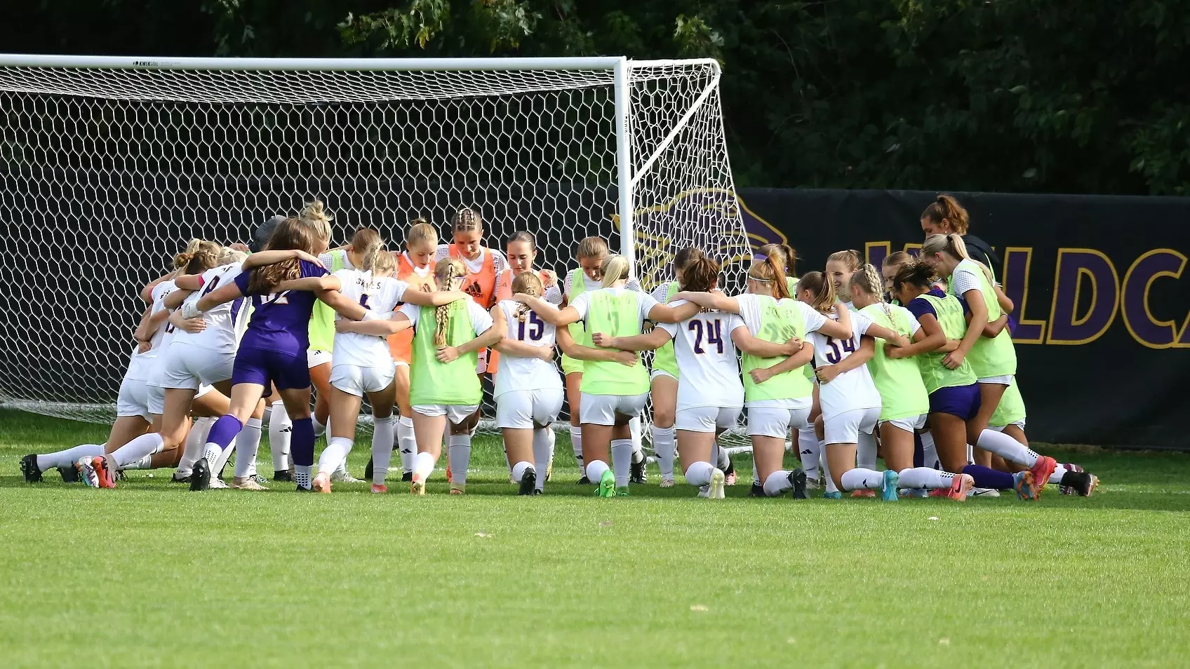 Soccer huddle