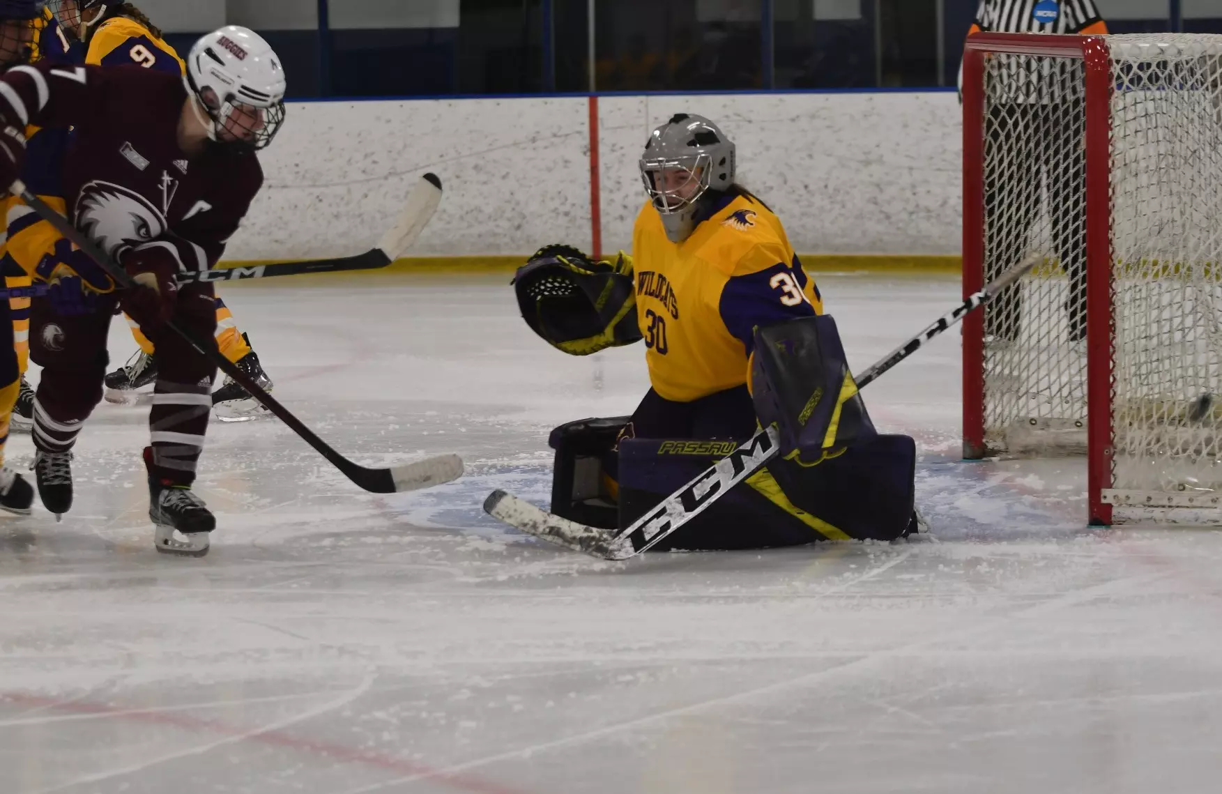 Anna Friendshuh making save