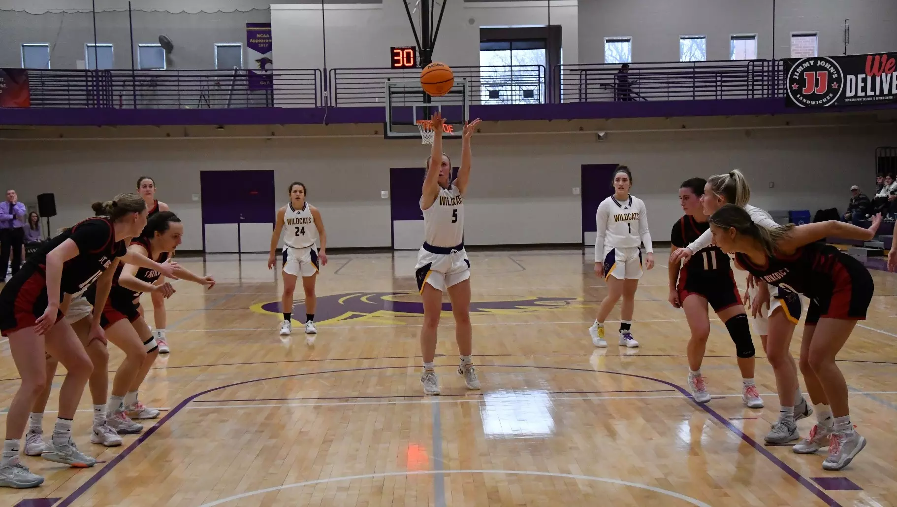 Hattie Fox at Free Throw Line