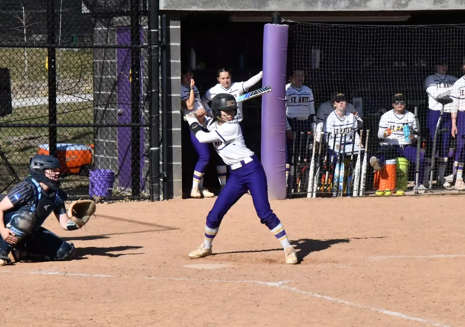 Serena Lee swinging bat