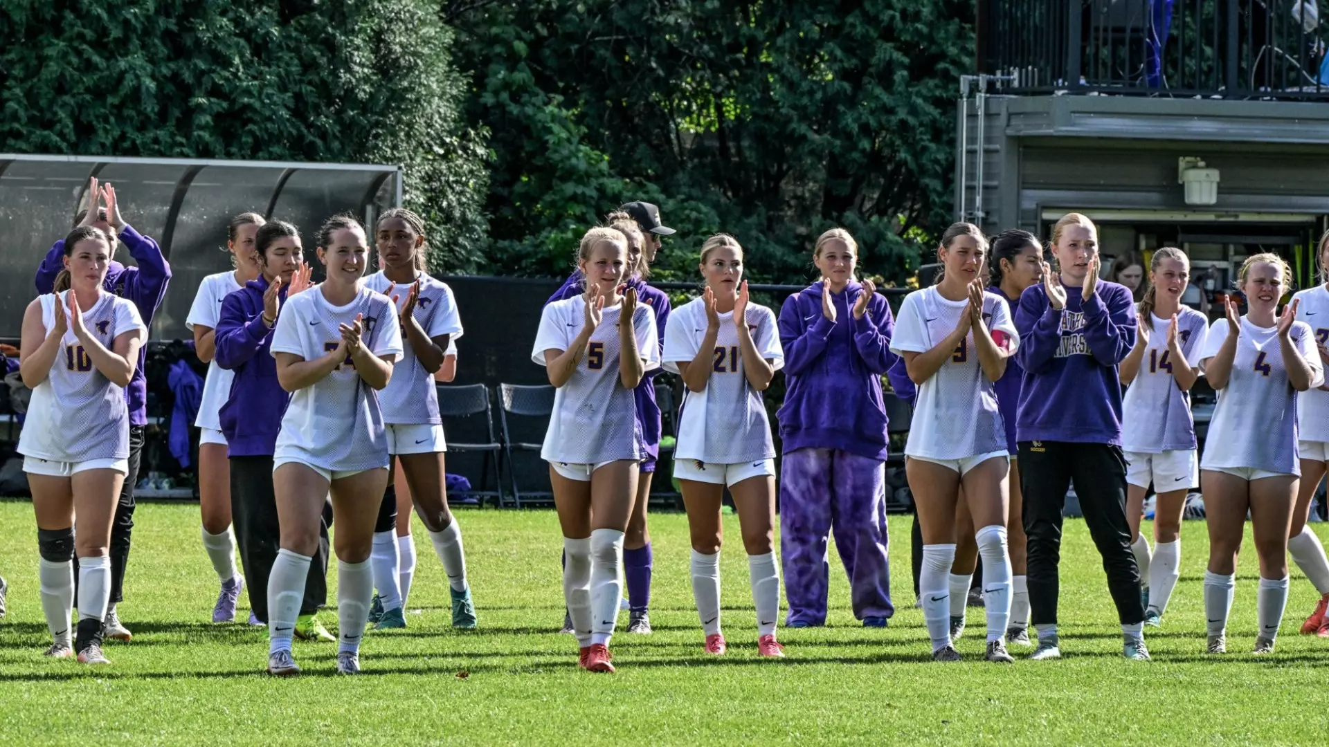 Soccer Team after win