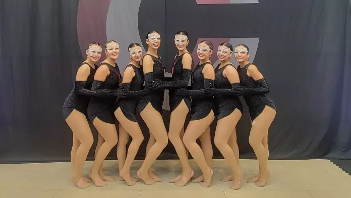 Dance Team before performance